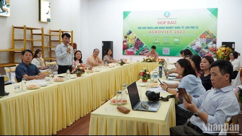 Họp báo thông tin Hội chợ Triển lãm Nông nghiệp Quốc tế lần thứ 23 - AgroViet 2023.