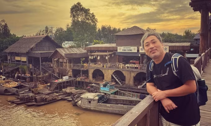 Đạo diễn Nguyễn Quang Dũng: “Tôi hài lòng với mọi thứ ở Trà Sư”.