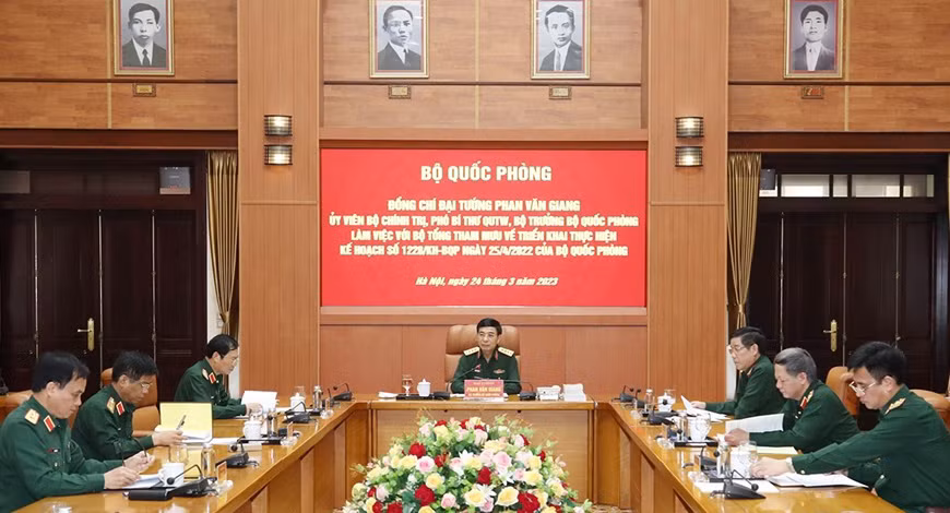 Thực hiện tốt Kế hoạch tổ chức Quân đội đáp ứng những yêu cầu mới