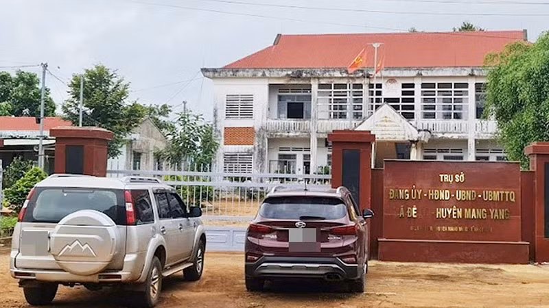 Nơi làm việc của Ban Chỉ huy Quân sự xã Đê Ar.