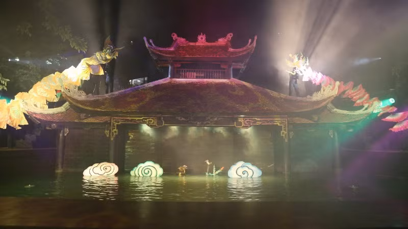 Không gian huyền ảo của vở rối "Khúc đồng dao".
