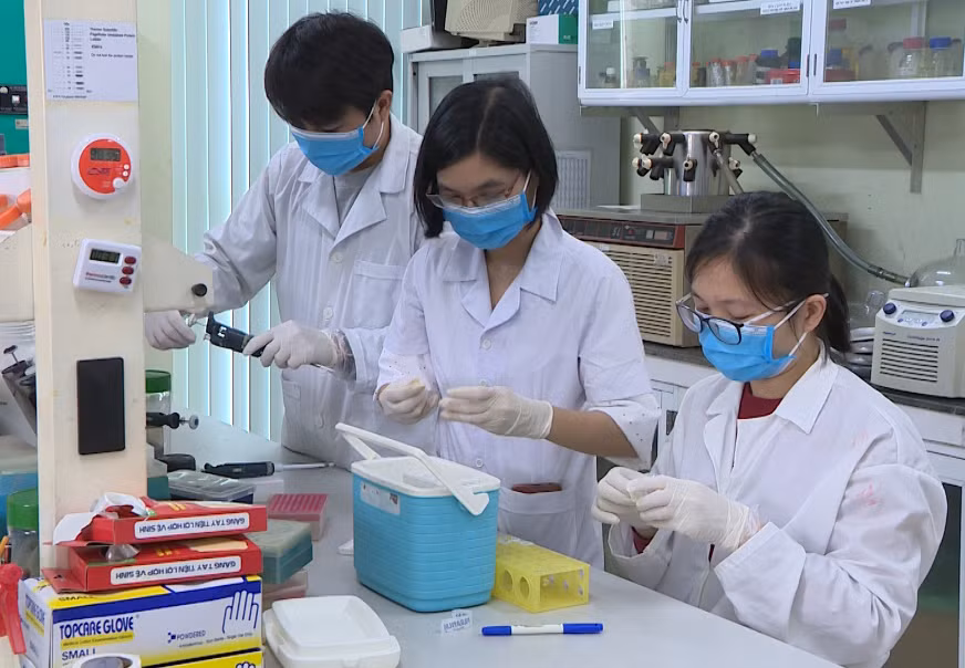 Hoạt động nghiên cứu tại Viện Công nghệ sinh học, Viện Hàn lâm Khoa học và Công nghệ Việt Nam.
