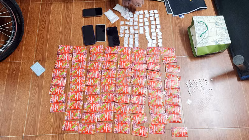 Tang vật bị thu giữ.