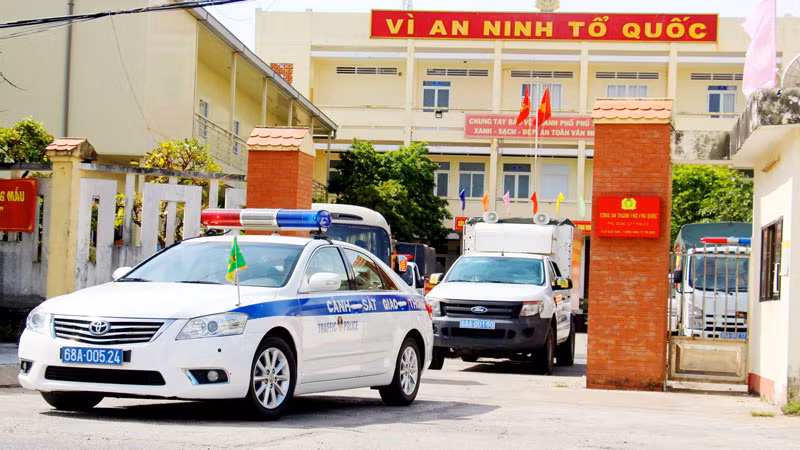 Các lực lượng ra quân tấn công, trấn áp tội phạm ma túy trên địa bàn thành phố Phú Quốc. 