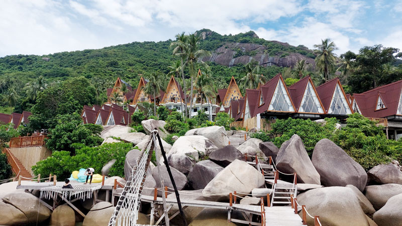 Một trong ba homestay ở xã Lại Sơn, huyện Kiên Hải, tỉnh Kiên Giang bị xử phạt.