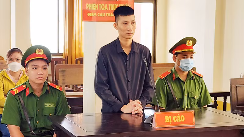 Bị cáo Nguyễn Thành Lượng tại phiên tòa sáng 29/9.