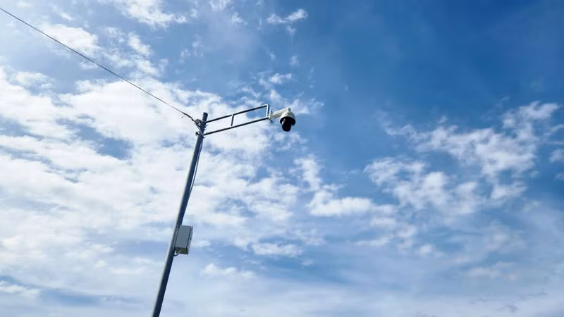 Camera giám sát hành vi vi phạm trong lĩnh vực môi trường.