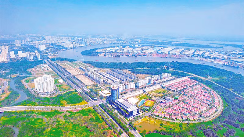 Một góc đô thị thành phố Thủ Đức. (Ảnh CTV)