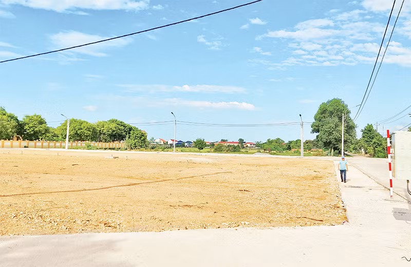 Sau khi khu tái định cư ở Hiền Ninh, huyện Quảng Ninh (Quảng Bình) được hoàn thiện hạ tầng, chính quyền đã giao đất cho người dân.