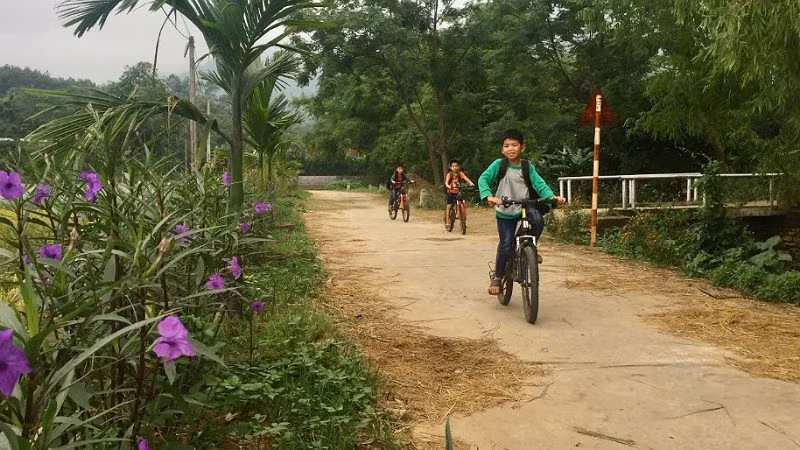 Bộ mặt nông thôn mới ở Hòa Bình ngày càng thay da đổi thịt.