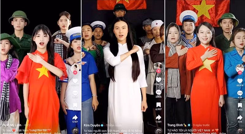 Hòa chung không khí cả nước chào mừng 79 năm Cách mạng Tháng Tám và Quốc khánh 2/9, trào lưu Tôi yêu Tổ quốc tôi được giới trẻ sôi nổi hưởng ứng.