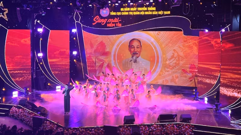 Chương trình chính luận nghệ thuật “Sáng mãi niềm tin”. 