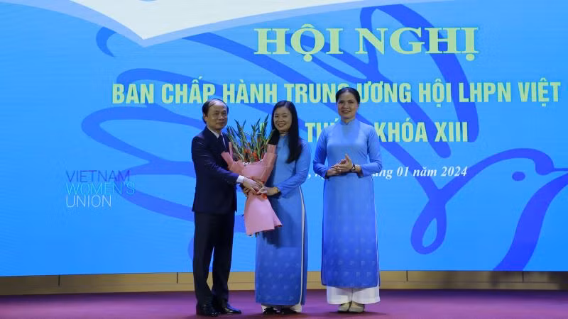 Đồng chí Nguyễn Thị Thu Hiền được bầu làm Phó Chủ tịch Hội Liên hiệp Phụ nữ Việt Nam khóa XIII. 