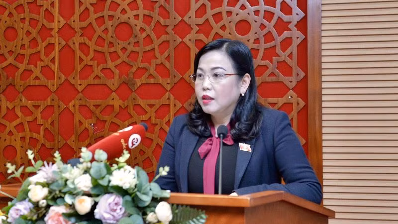 Trưởng Ban Công tác đại biểu Nguyễn Thanh Hải phát biểu khai mạc.