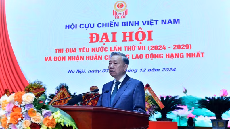 Tổng Bí thư Tô Lâm phát biểu chỉ đạo. (Ảnh: Đăng Khoa)