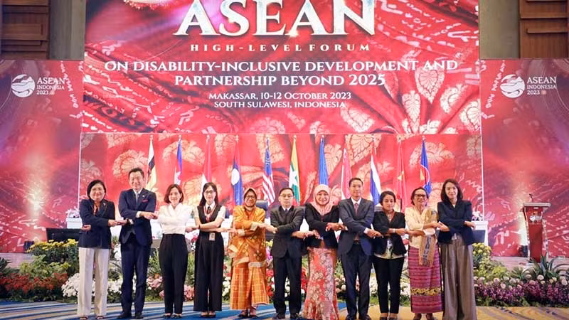 Diễn đàn đưa ra nhiều khuyến nghị về bảo đảm quyền của người khuyết tật. (Ảnh BỘ XÃ HỘI INDONESIA)