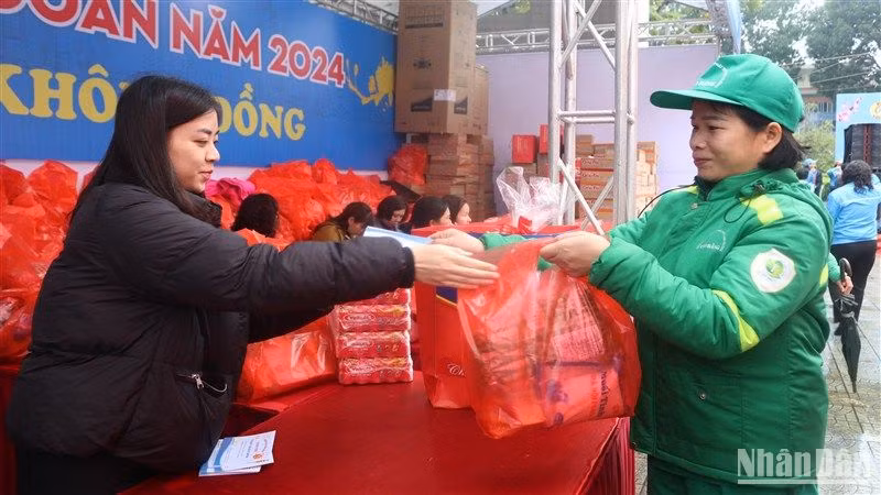 Gian hàng 0 đồng tại Chương trình.