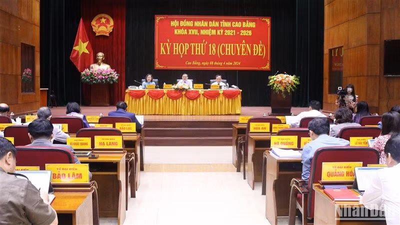 Quang cảnh kỳ họp.