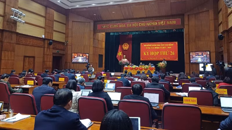 Quang cảnh kỳ họp.