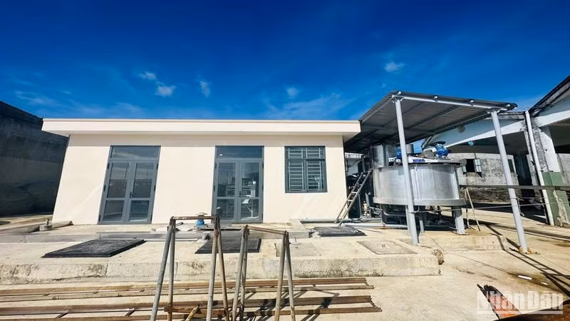 Hệ thống xử lý nước thải Cảng neo trú tàu thuyền Tịnh Hòa vẫn đóng cửa.