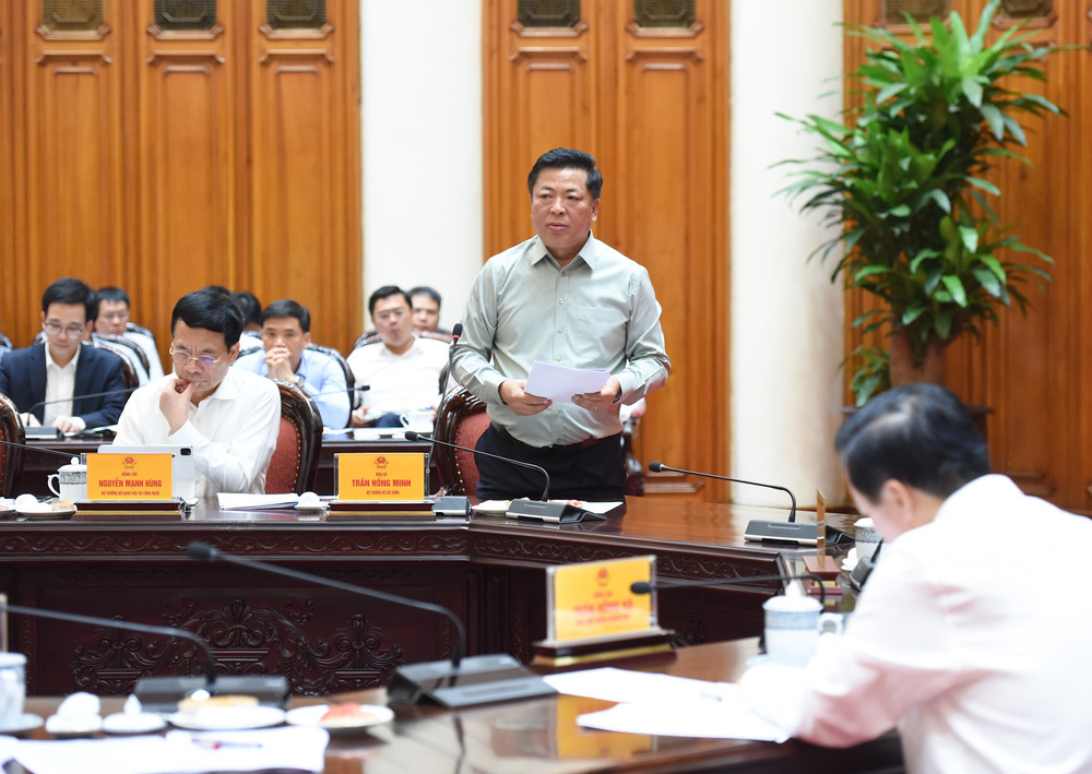 Bộ trưởng Xây dựng Trần Hồng Minh phát biểu. Bộ trưởng Xây dựng Trần Hồng Minh phát biểu.