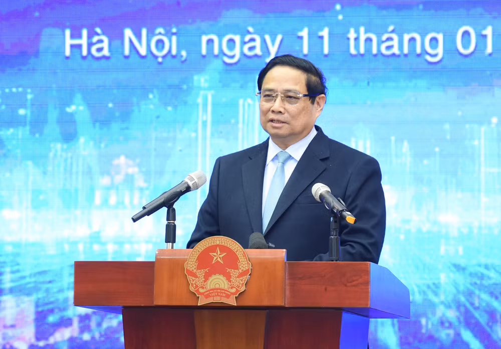 Thủ tướng Phạm Minh Chính phát biểu chỉ đạo Hội nghị.