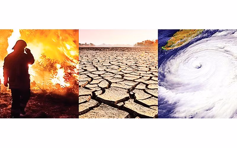 Cùng với các vấn đề hậu đại dịch, tiến trình biến đổi khí hậu toàn cầu cũng tạo nên các hệ lụy tiêu cực cho guồng máy kinh tế thế giới. Ảnh: NASA