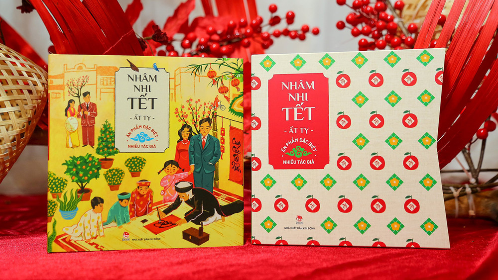 Ấn phẩm “Nhâm nhi Tết Ất Tỵ” của Nhà xuất bản Kim Ðồng.
