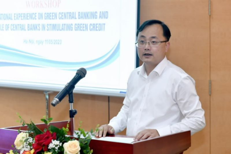 Theo ông Tô Huy Vũ, Việt Nam tích cực đàm phán tìm kiếm các nguồn tài trợ từ các tổ chức trong và ngoài nước để triển khai các hoạt động tín dụng xanh Theo ông Tô Huy Vũ, Việt Nam tích cực đàm phán tìm kiếm các nguồn tài trợ từ các tổ chức trong và ngoài nước để triển khai các hoạt động tín dụng xanh
