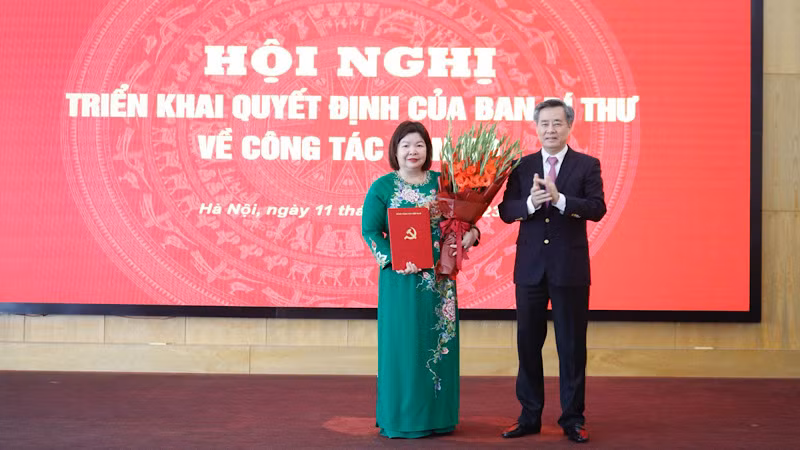 Triển khai quyết định của Ban Bí thư về công tác cán bộ tại Liên minh Hợp tác xã Việt Nam.