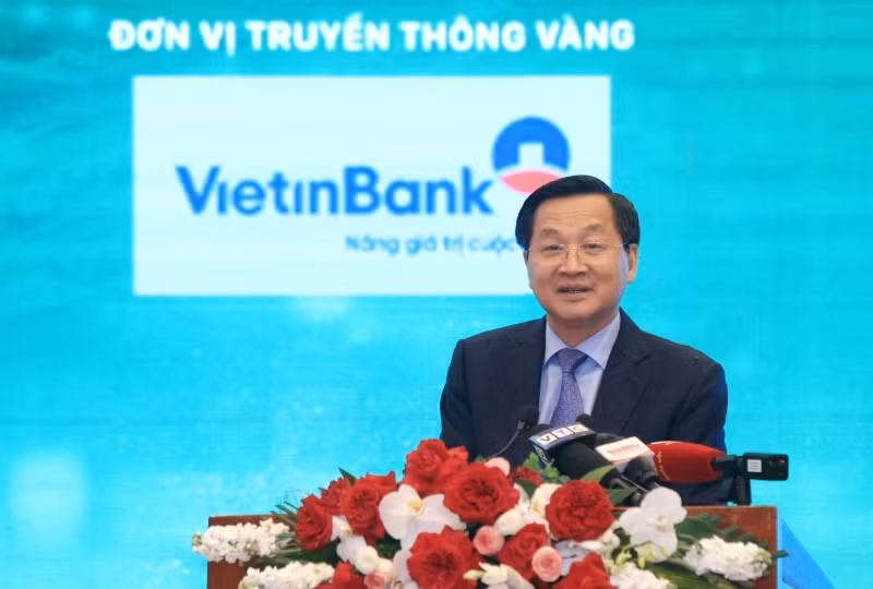 Phó Thủ tướng Chính phủ Lê Minh Khái phát biểu tại Diễn đàn.