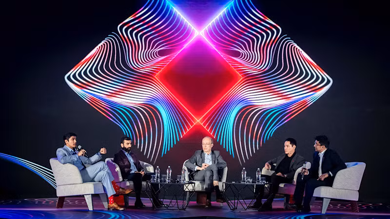 Lãnh đạo Techcombank chia sẻ tại sự kiện. Lãnh đạo Techcombank chia sẻ tại sự kiện.