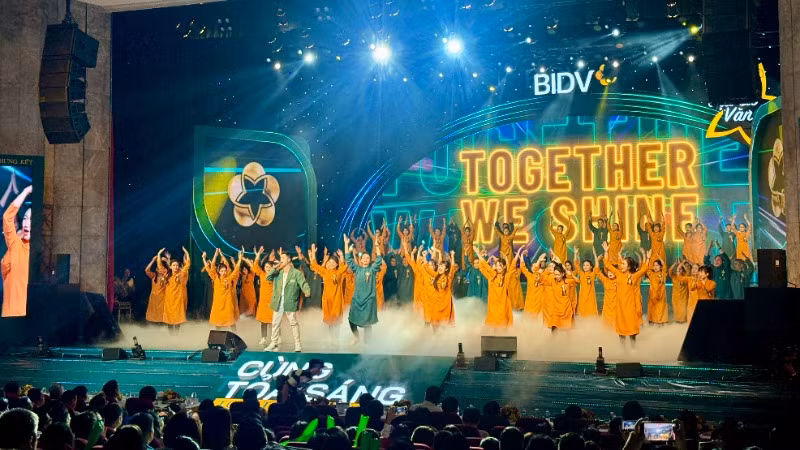 Vòng chung kết Hội thi Đại sứ văn hóa BIDV năm 2024.