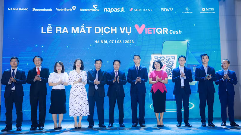 Nghi lễ ra mắt VietQRCash.