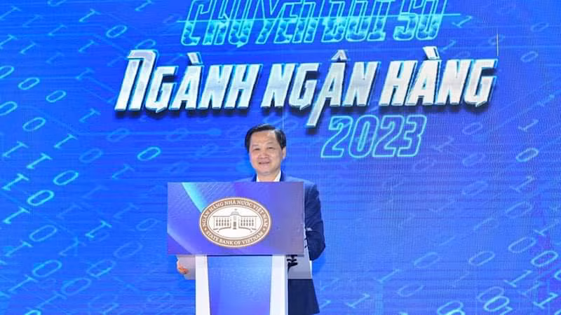 Phó Thủ tướng Lê Minh Khái phát biểu chỉ đạo tại sự kiện.