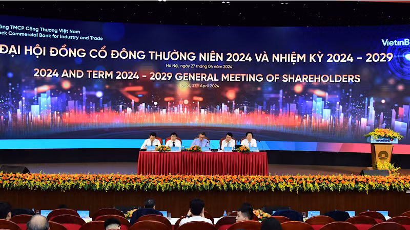 Đại hội đồng cổ đông thường niên VietinBank năm 2024. 