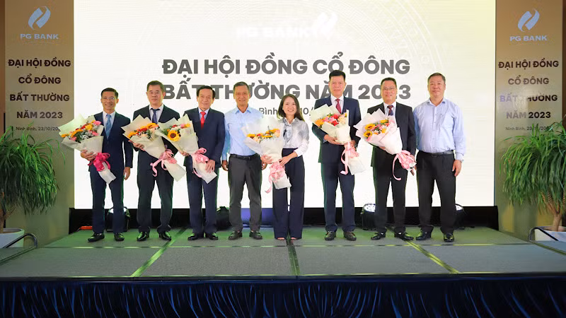 Hội đồng quản trị mới của PG Bank nhiệm kỳ 2020-2025.