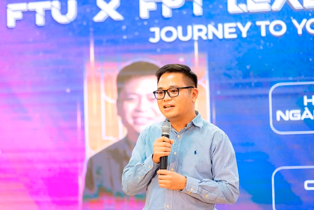 Ông Phạm Mạnh Hưng, Giám đốc Phụ trách đối tác Synnex FPT, Công ty Liên kết của Tập đoàn FPT chia sẻ tại sự kiện.
