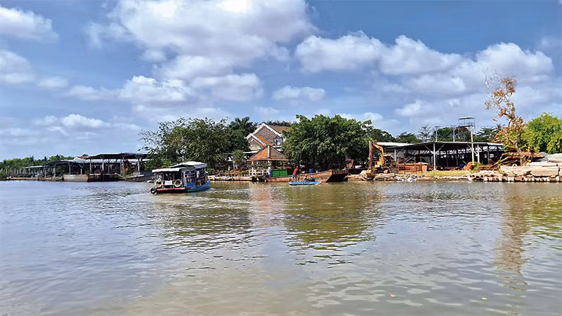 Kênh xáng Chắc Băng, đoạn thuộc xã Trí Phải, huyện Thới Bình, tỉnh Cà Mau.