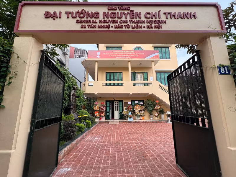 Dự kiến từ ngày 6/7 tới đây, Bảo tàng Đại tướng Nguyễn Chí Thanh tại Hà Nội sẽ mở cửa đón khách tham quan thử nghiệm. (Ảnh: TRUNG HIẾU) 