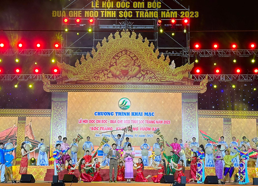 Chương trình khai mạc Lễ hội Óc Om Bóc - Đua nghe Ngo tỉnh Sóc Trăng 2023.