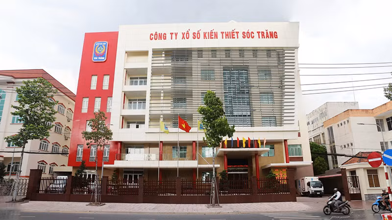 Trụ sở Công ty trách nhiệm hữu hạn một thành viên Xổ số kiến thiết Sóc Trăng.