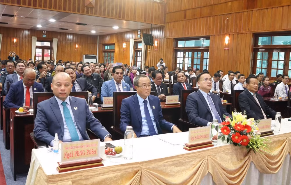 Đoàn đại biểu Vương quốc Campuchia đến chúc Tết tỉnh Long An nhân dịp Xuân Giáp Thìn 2024.