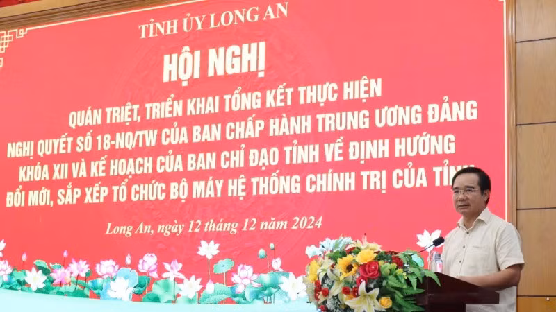 Ban Thường vụ Tỉnh ủy tổ chức Hội nghị quán triệt, triển khai tổng kết thực hiện Nghị quyết số 18-NQ/TW.
