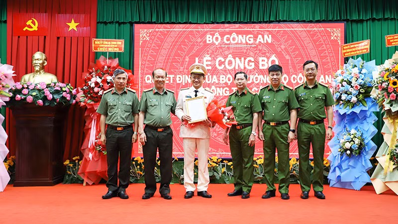 Ban Giám đốc Công an Sóc Trăng được kiện toàn.