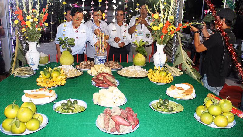 Lễ cúng Trăng là nghi thức thiêng liêng của đồng bào Khmer