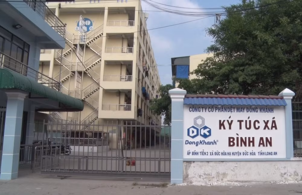 Khu ký túc xá Bình An của doanh nghiệp đầu tư đã giải quyết chỗ ở cho khoảng 1.000 công nhân đang làm việc tại công ty.