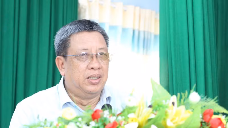 Phó Cục trưởng Cục Trồng trọt Lê Thanh Tùng phát biểu tại lễ khởi động.