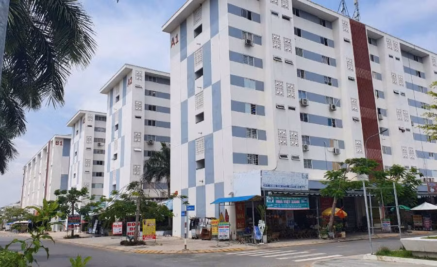 Khu nhà ở xã hội ở xã hội do Doanh nghiệp Trần An đầu tư tại huyện Đức Hòa, tỉnh Long An đã đưa vào sử dụng. 