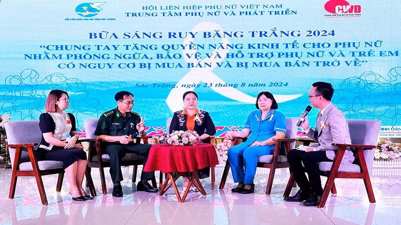 Tọa đàm chia sẻ kinh nghiệm trong hoạt động chống mua bán phụ nữ và giải pháp giúp đỡ phụ nữ yếu thế